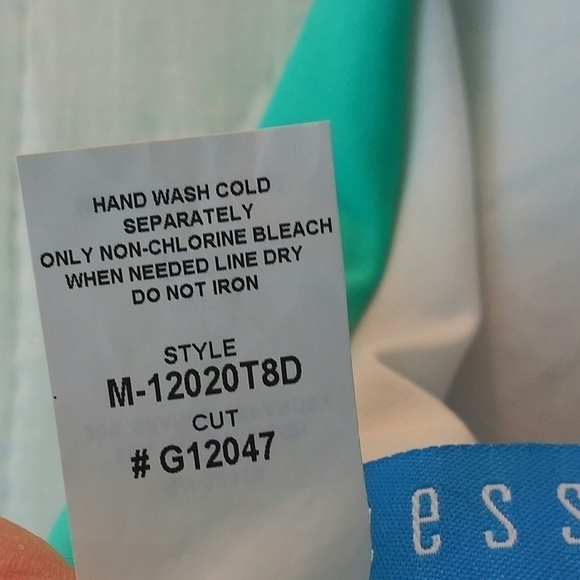 Sessa Green Halter Tie V-Neck Swimsuit Bikini Top - Picture 9 of 9